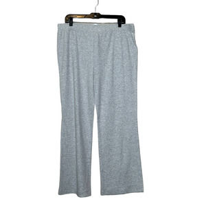 ByLyse gray pull on lightweight sweat pants wide leg lounge pants size XL